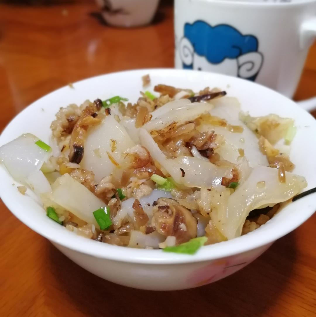 菜脯虾皮炒陈村粉