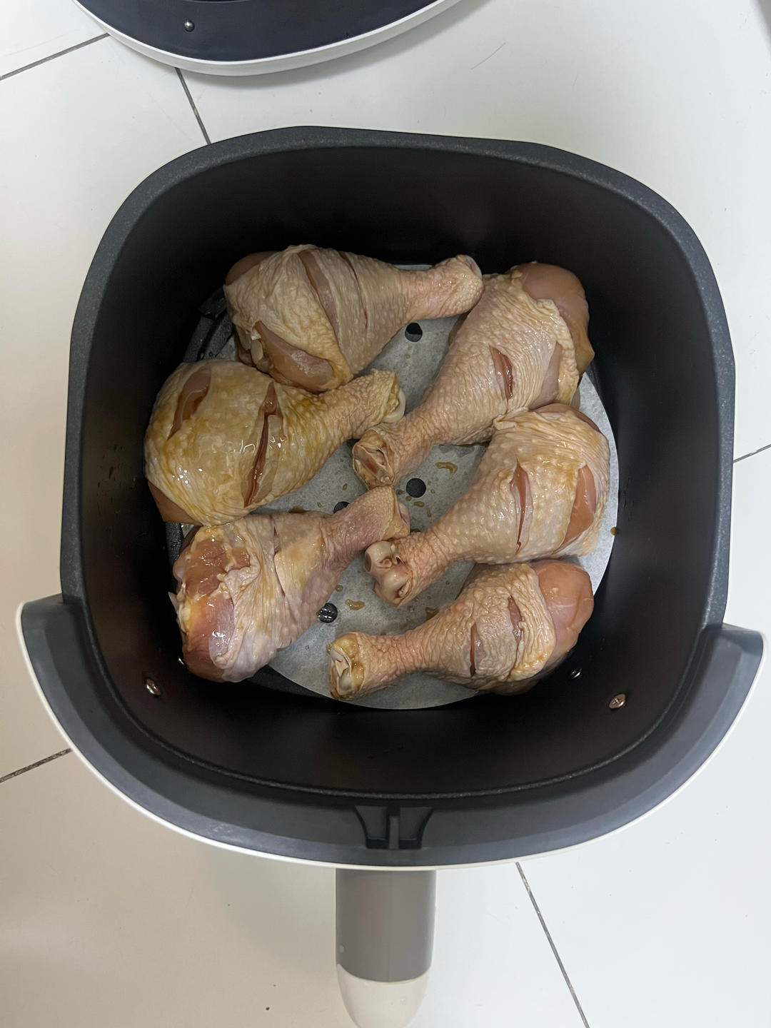 空气炸锅炸鸡腿，好吃到同事都来要教程