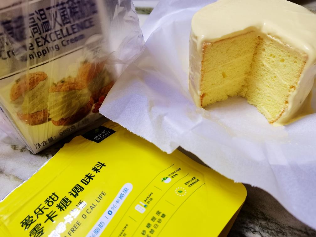 小清新芒果乳酪戚风