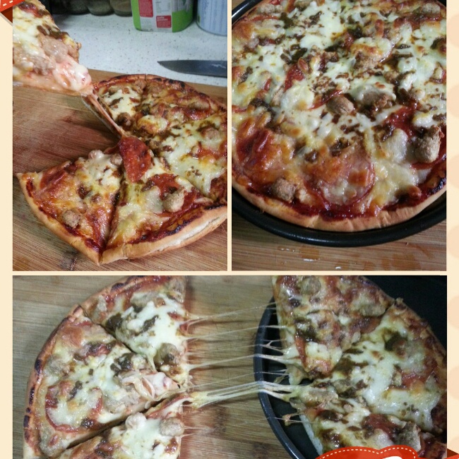 简单又美味批萨（不输必胜客呦，么么哒！）