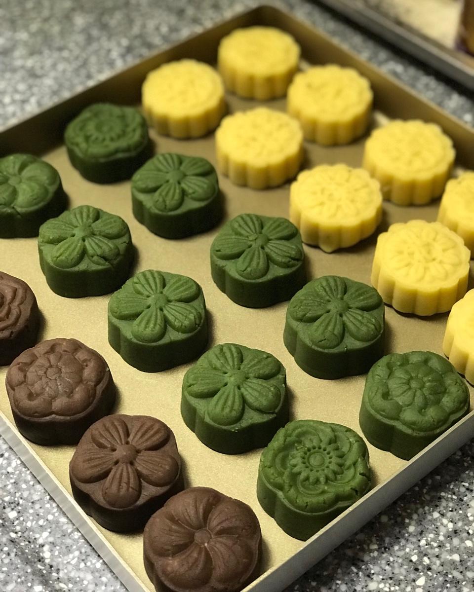省时简易绿豆糕-免泡豆免过筛