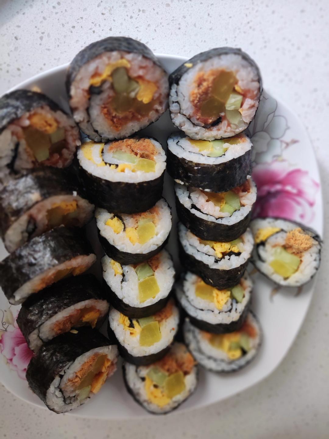 三分钟简易版寿司（普通米饭版，无需寿司醋）