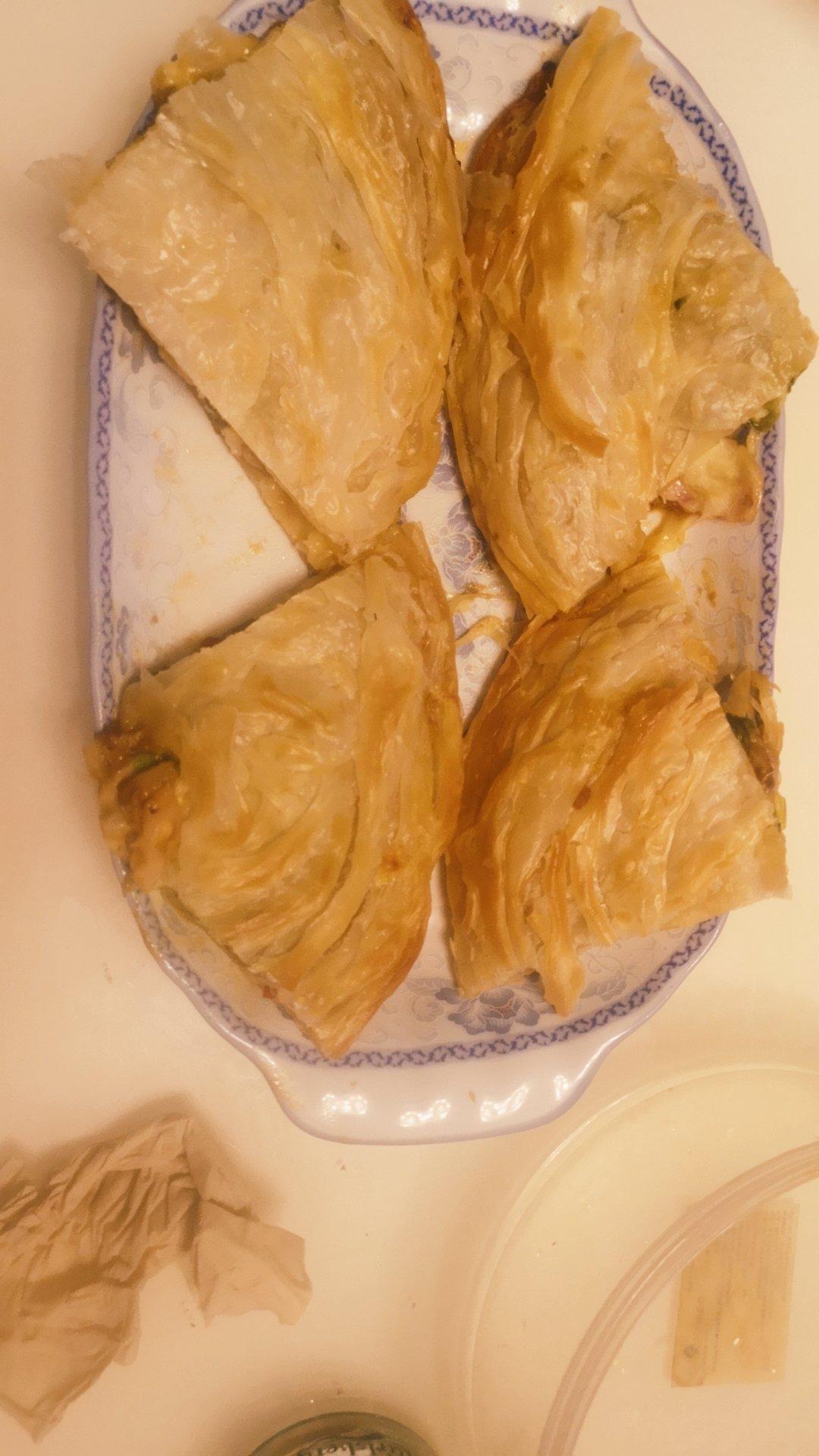 烤箱版手抓饼披萨