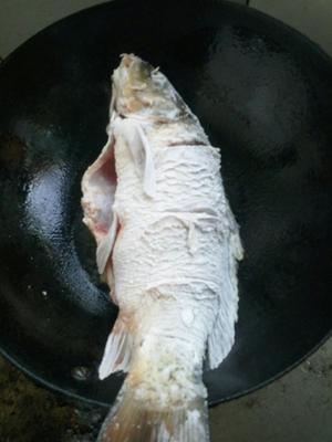 老东北鲤鱼炖粉条的做法 步骤6