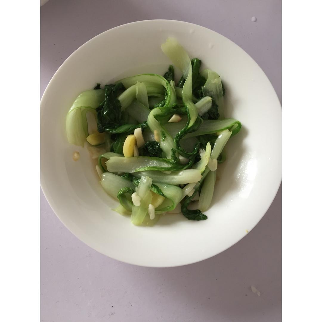 蒜蓉奶白菜