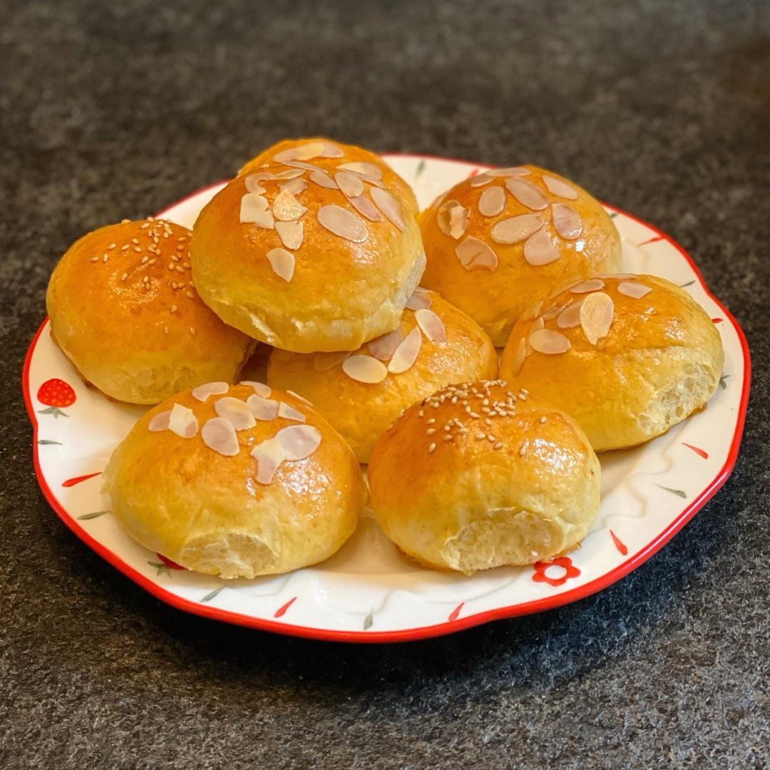 鲜奶小餐包-一次性发酵省时省力