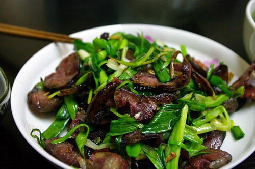 青蒜炒香肠