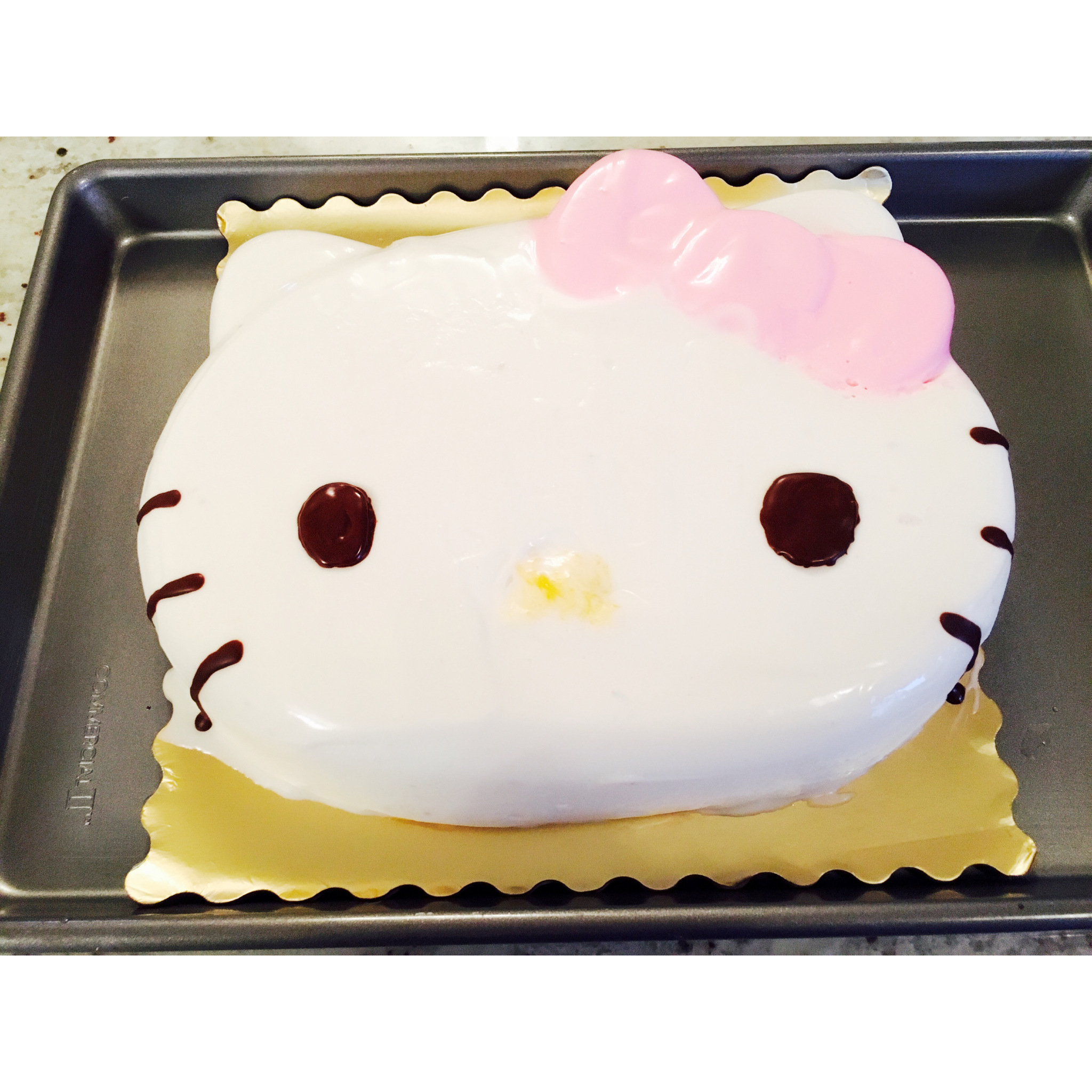 酸奶慕斯HelloKitty蛋糕