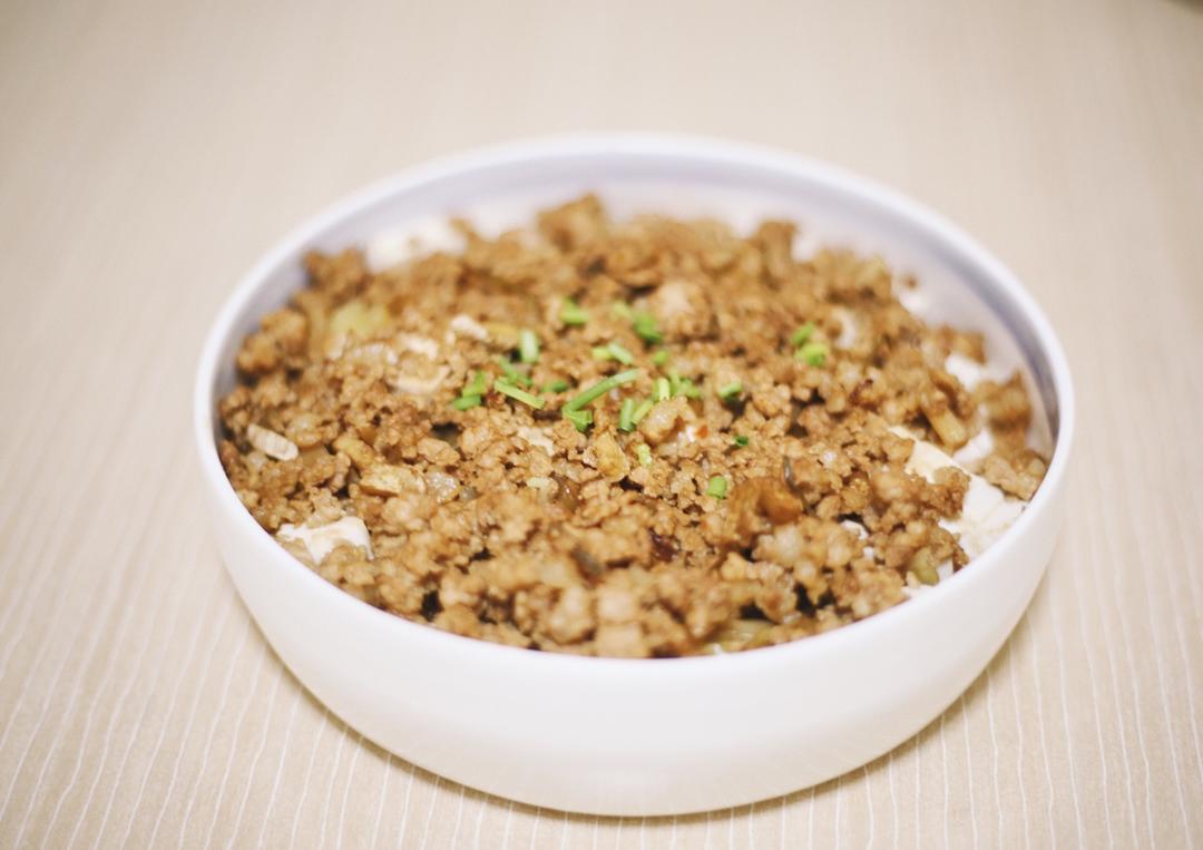 肉末蒸豆腐