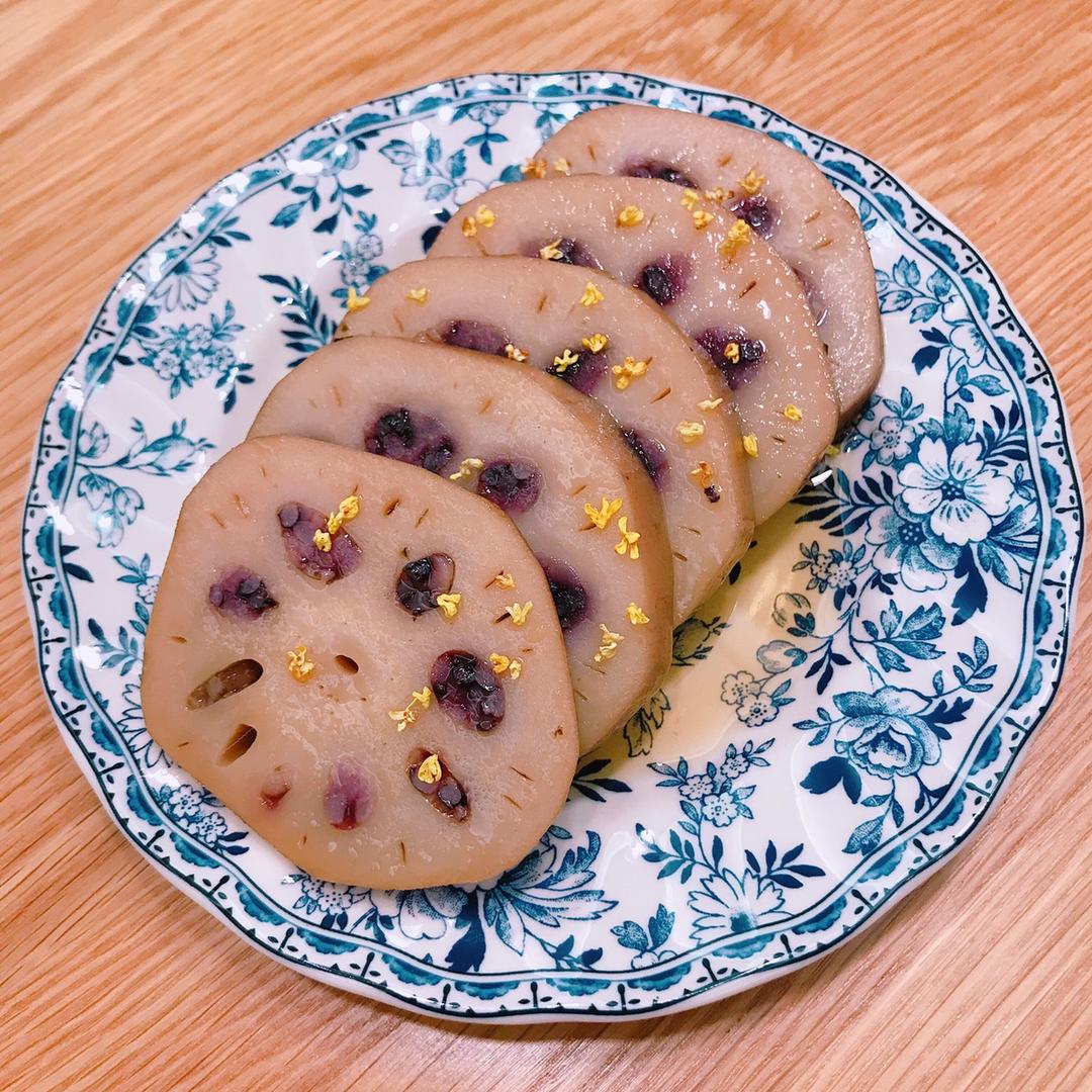 【曼食慢语】桂花红糖糯米藕