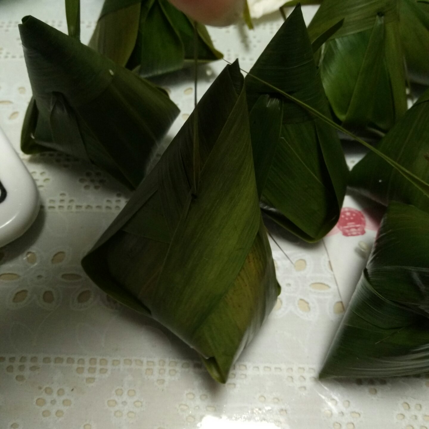 不捆线的穿粽子