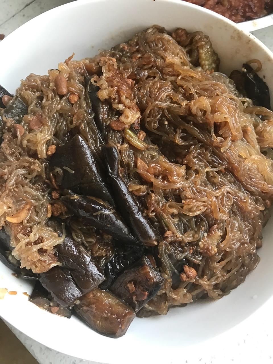 肉末茄子粉丝煲