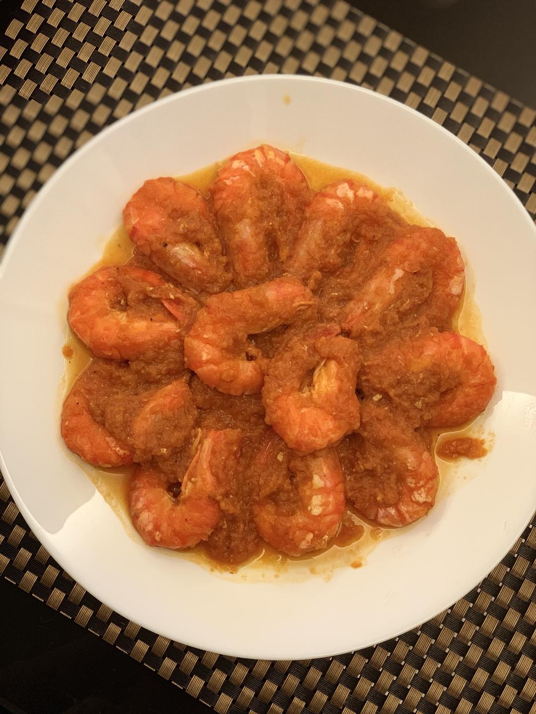 茄汁大虾的做法