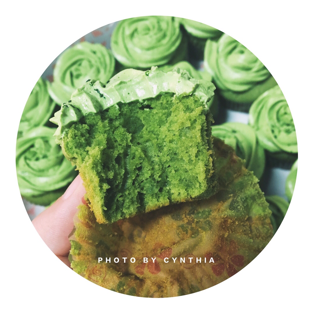 【青山绿水，白云出岫】黑芝麻抹茶双享纸杯蛋糕