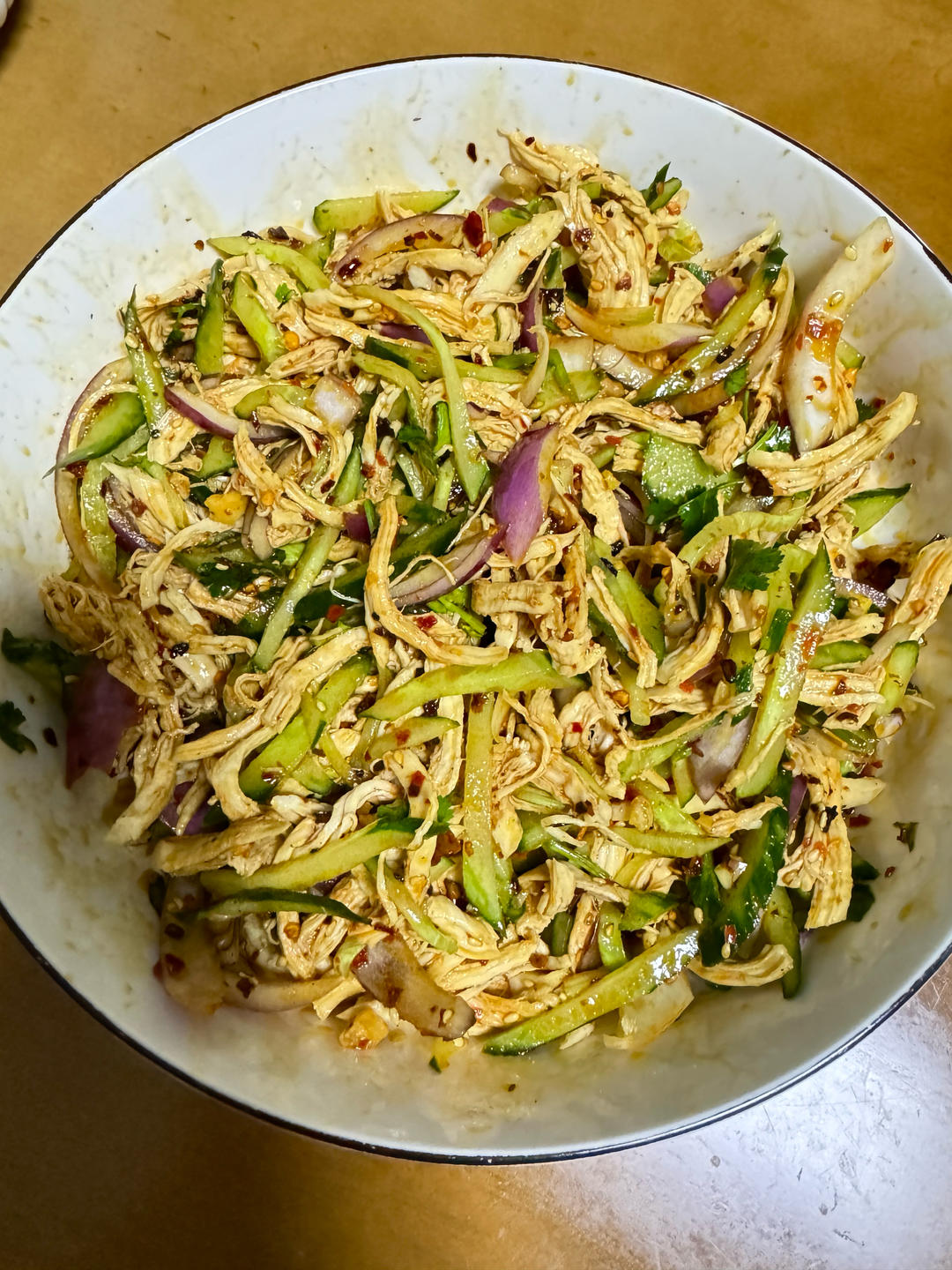 有秘诀の凉拌鸡丝