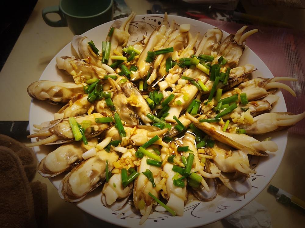 超鲜美多汁的油泼蛏子