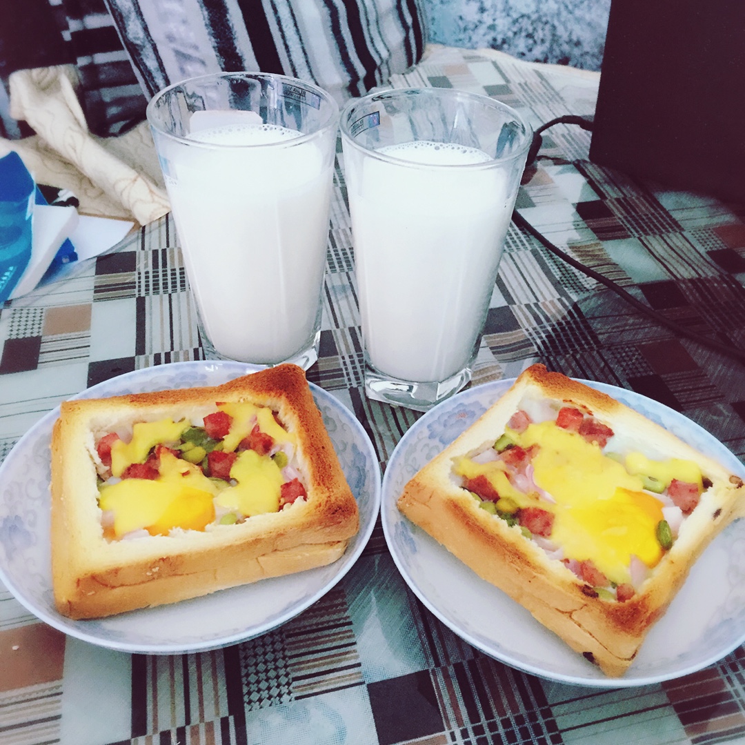 烤土司(快手早餐)