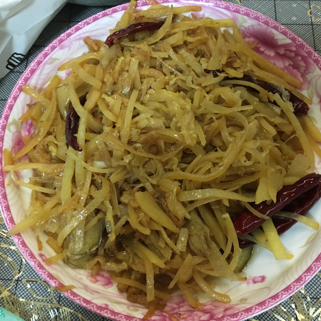 酸菜炒土豆丝
