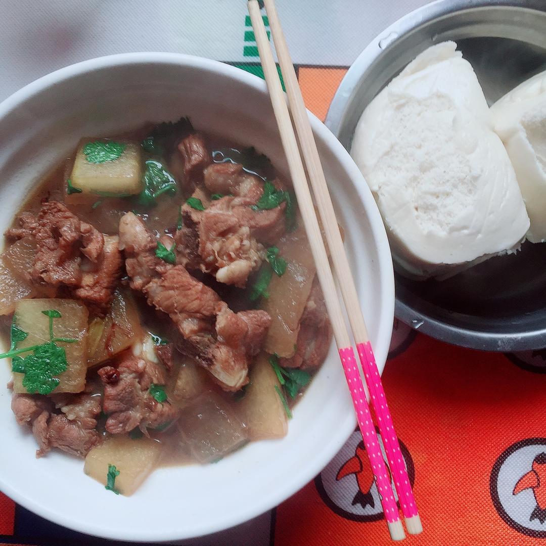 红烧排骨冬瓜