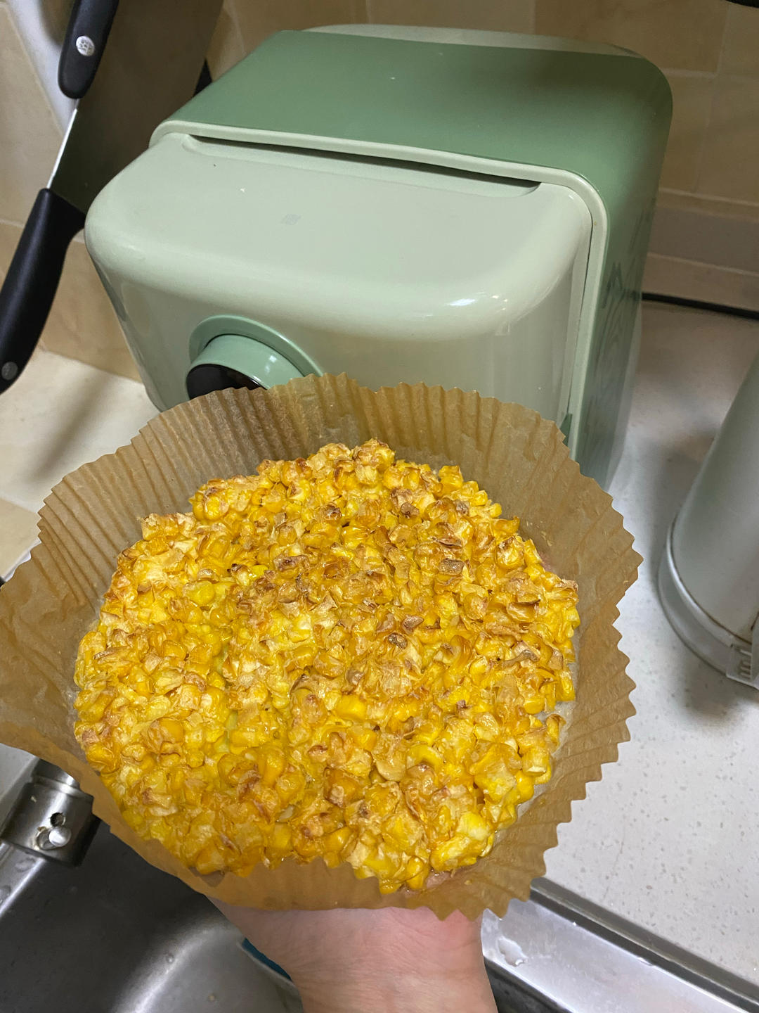 空气炸锅烤玉米烙