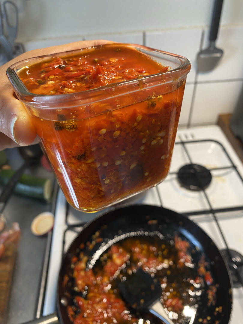 秒杀小吃店的辣椒酱，吃过你会上瘾，超级无敌好吃😋