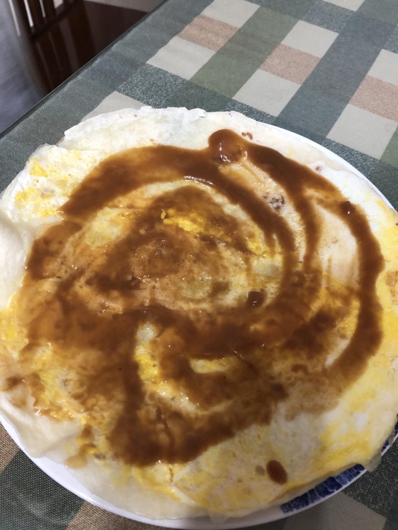 简单又方便的秘制煎饼果子甜面酱