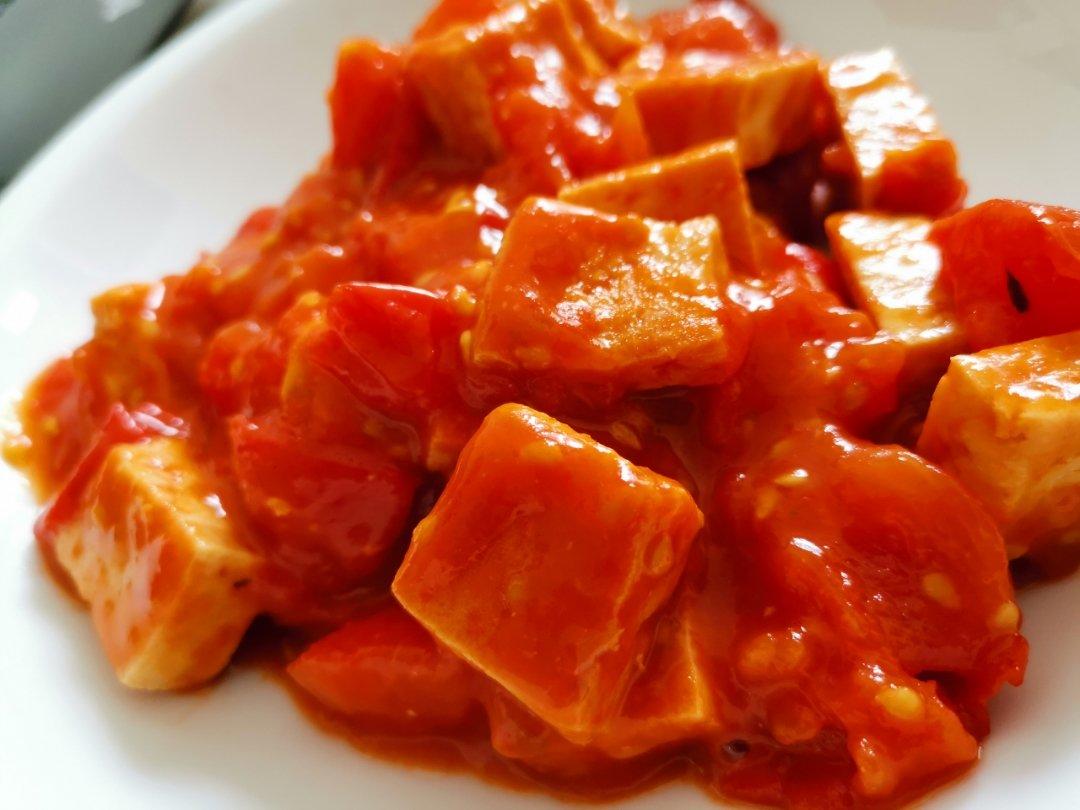 西红柿烧豆腐