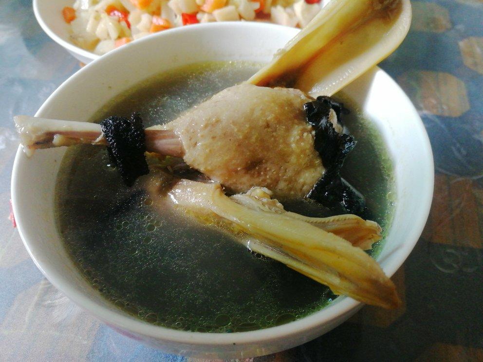 石菇番鸭汤