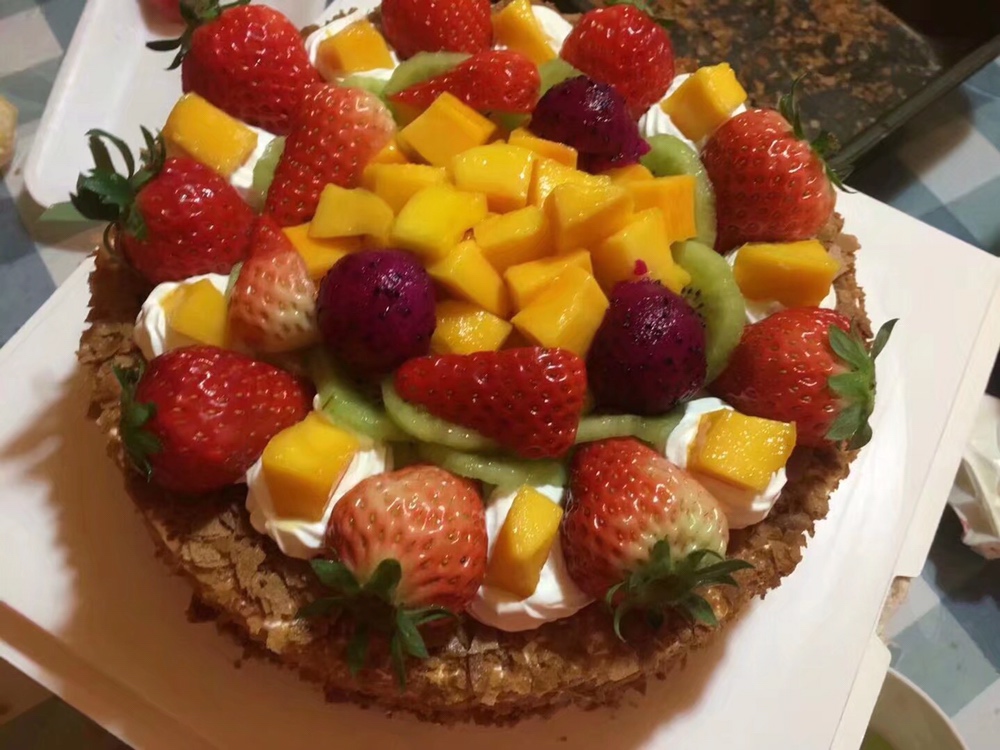 给家人朋友们做的那些水果蛋糕的做法 步骤7