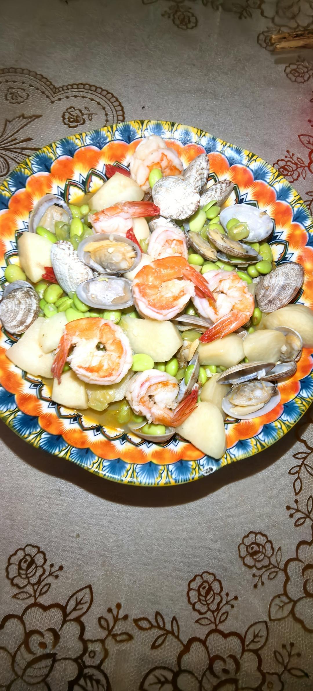 茭白烩三鲜(减脂瘦身)