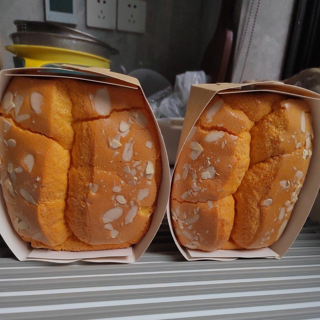 无泡打粉的金枕蛋糕—一次成功零失败