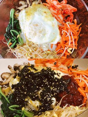 韩式拌饭➕五花肉泡菜汤的做法 步骤3
