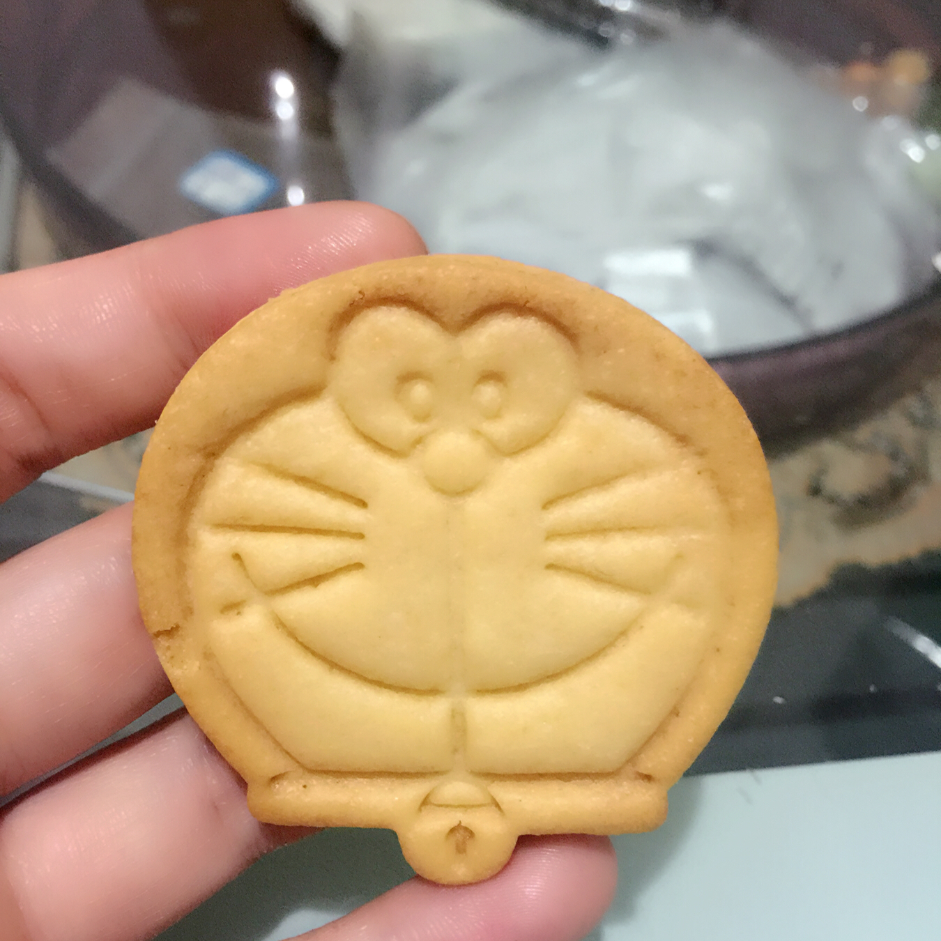 草莓酱5678做的哆啦a梦小饼干