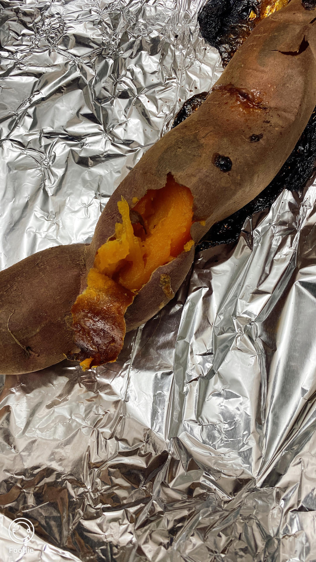 【糯唧唧的烤红薯】糖油四溢皮肉分离外糯里嫩吸溜着吃！