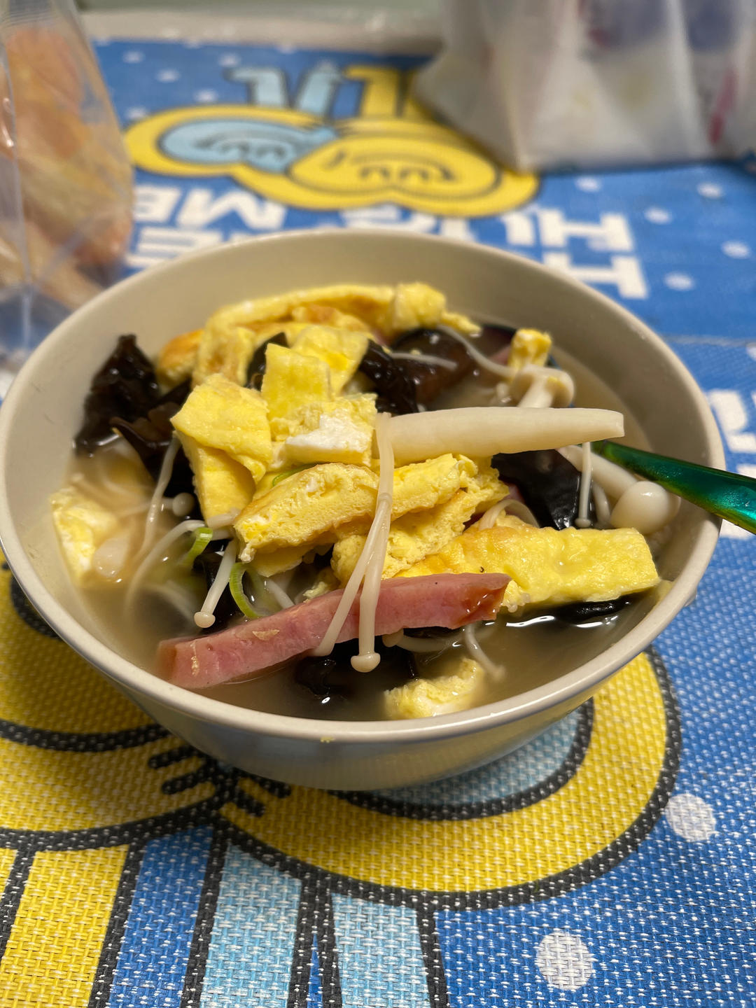 低卡减脂餐~三鲜菌菇汤