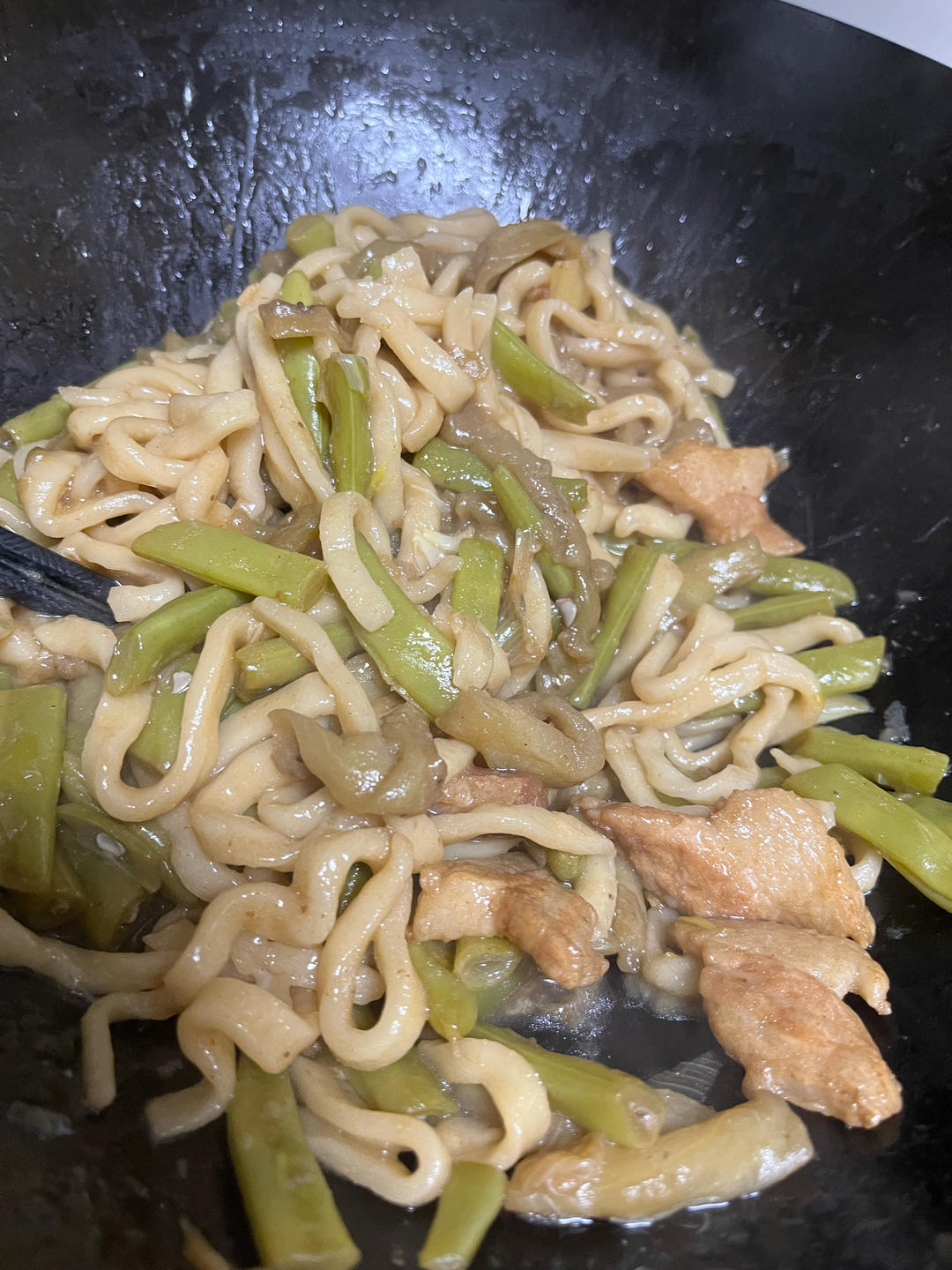 豆角焖面