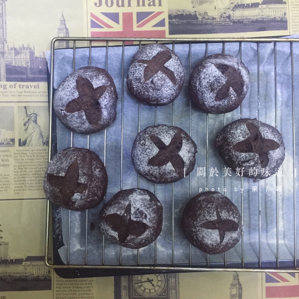 可可蔓越梅软欧~天然酵种(波兰种)