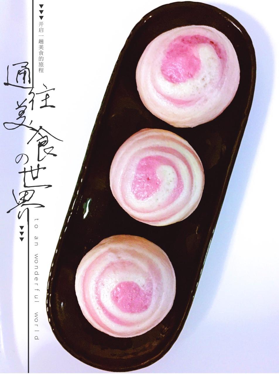 紫薯、南瓜螺旋馒头