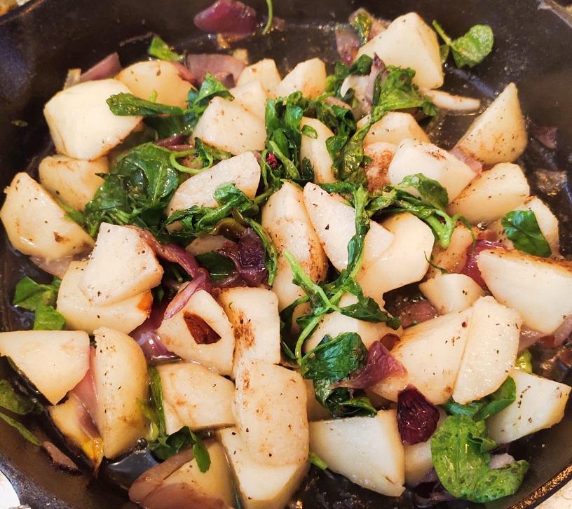 熊熊白白-印度阿罗美斯/Aloo Methi/葫芦巴煎土豆