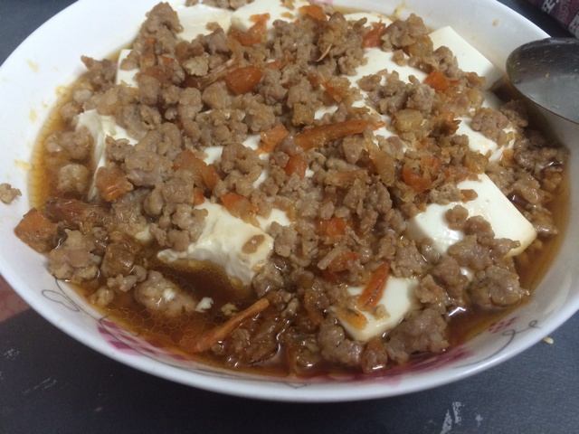 肉末蒸豆腐