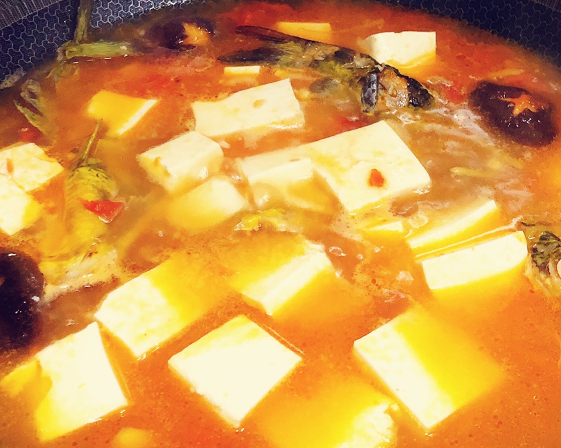 番茄昂刺鱼豆腐汤的做法