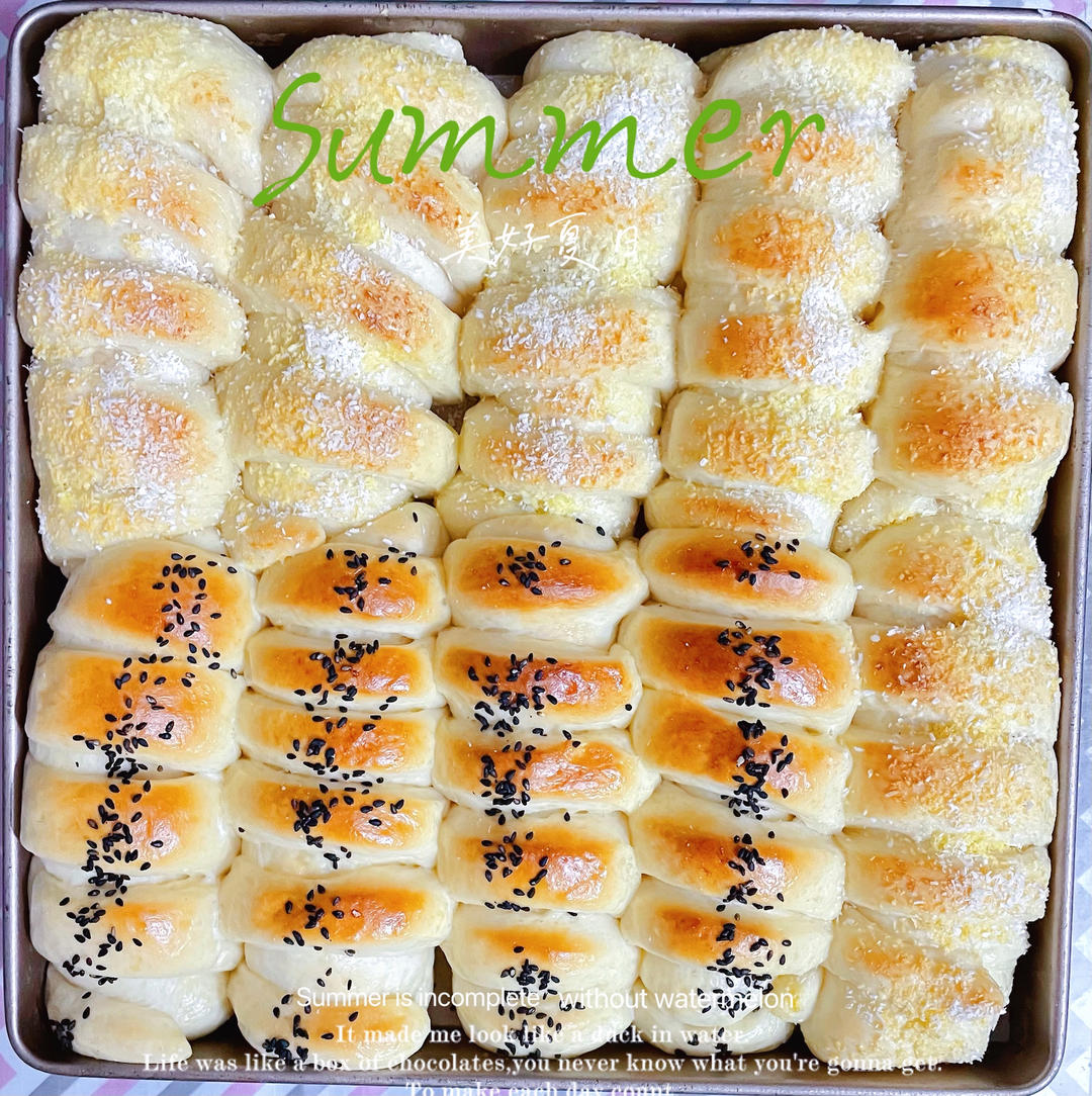 🔥棉花般松软的毛毛虫面包卷！🍞太好吃了❗❗