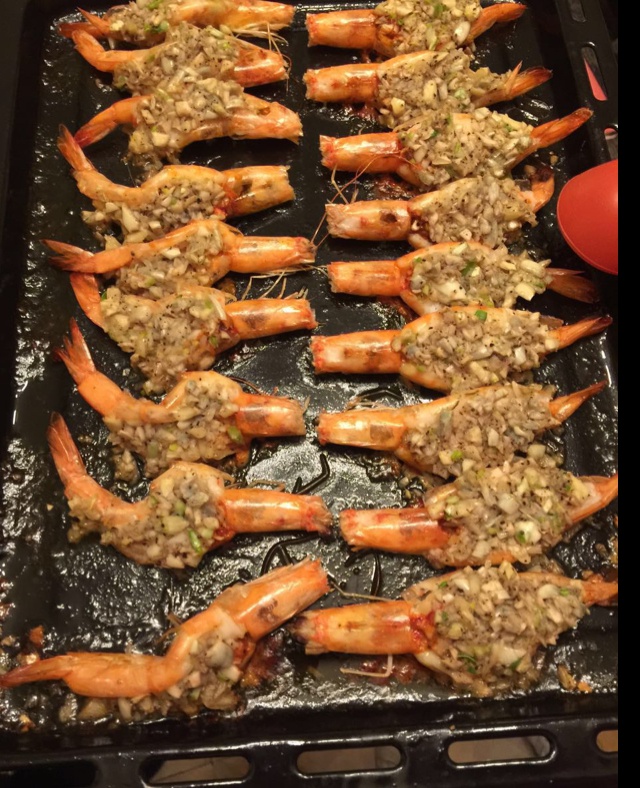【曼食慢语】蒜香黄油烤大虾