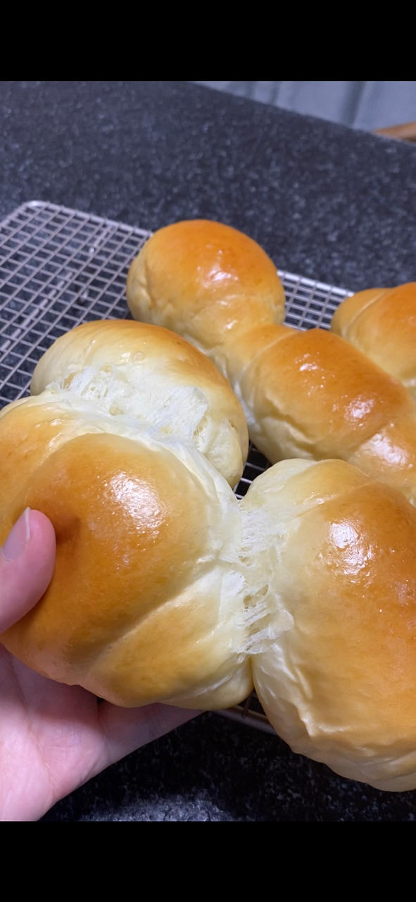 牛奶面包卷（直接法）