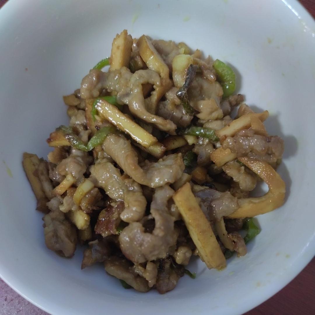 豆干炒肉丝