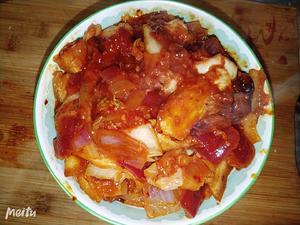 辣白菜炒五花肉，简单零失败，来自韩国的方子的做法 步骤8