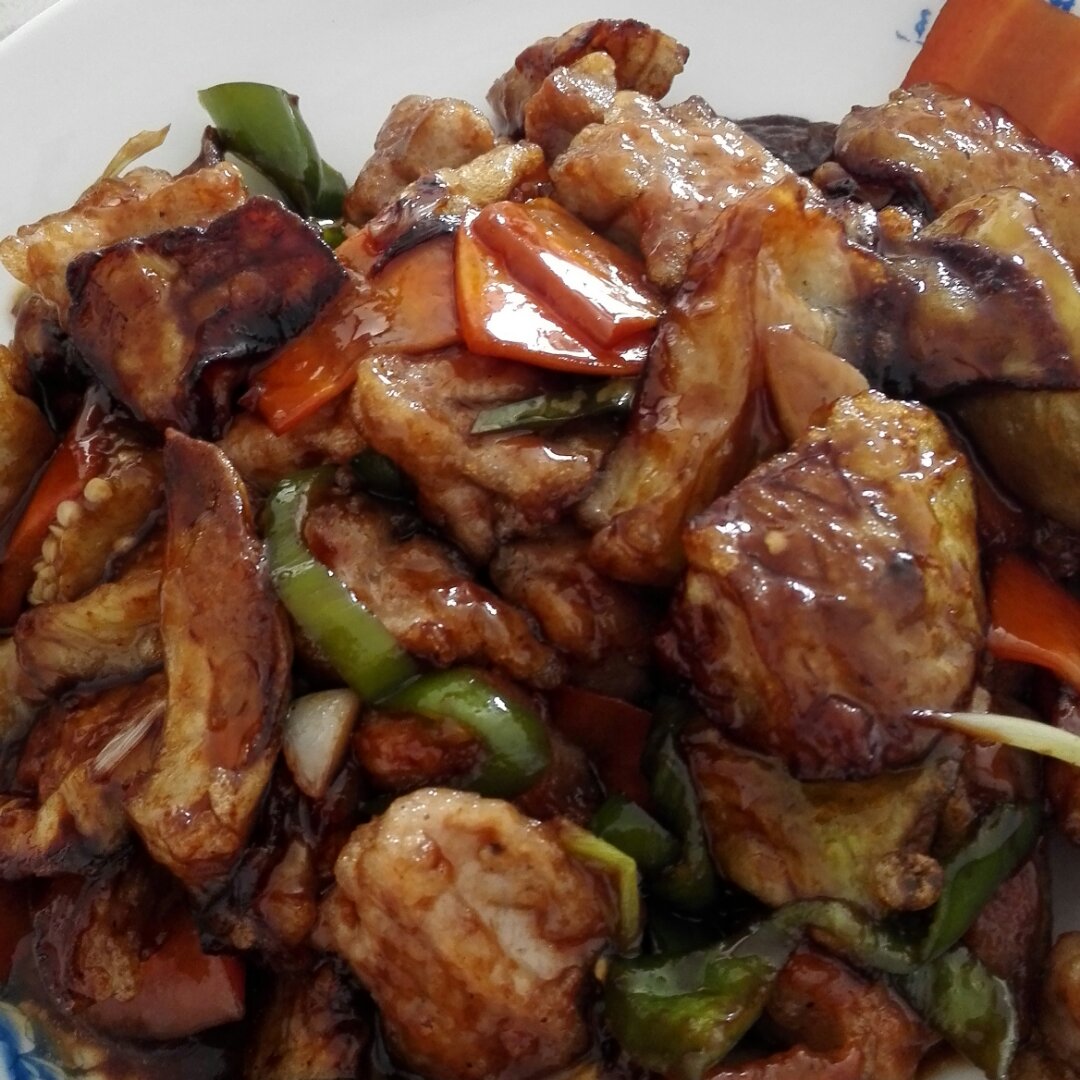 溜肉段烧茄子（东北硬菜呀哈哈）