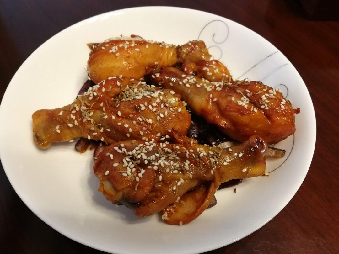 烤箱烤鸡腿