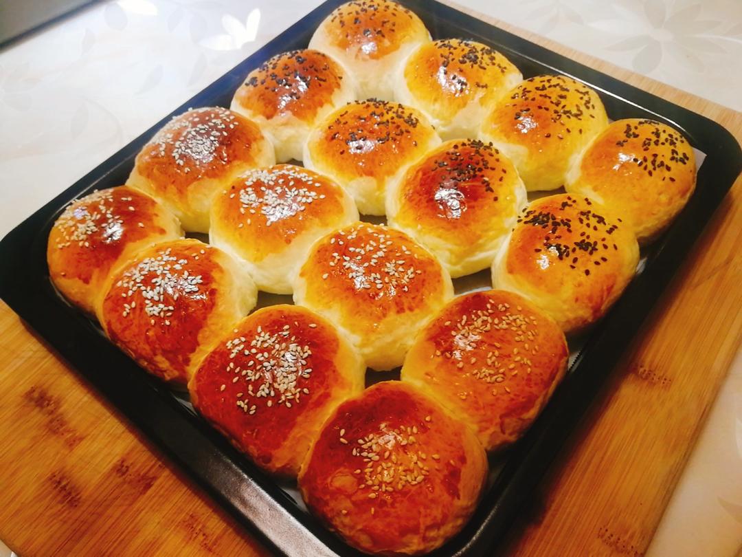 鲜奶油小餐包（一次发酵）