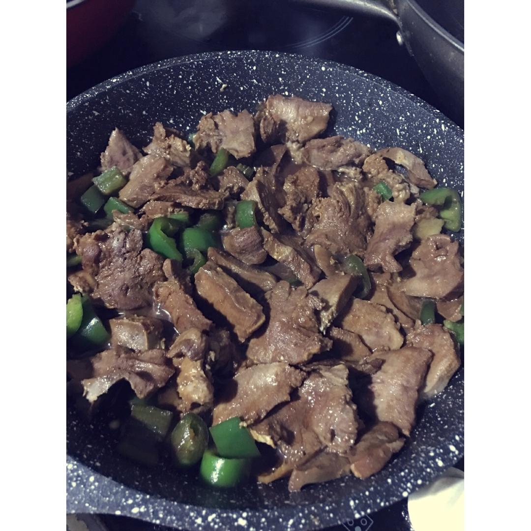 青椒炒猪舌头